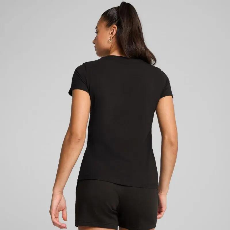 Camiseta ESS Elevated para Mujer Negro 7/8