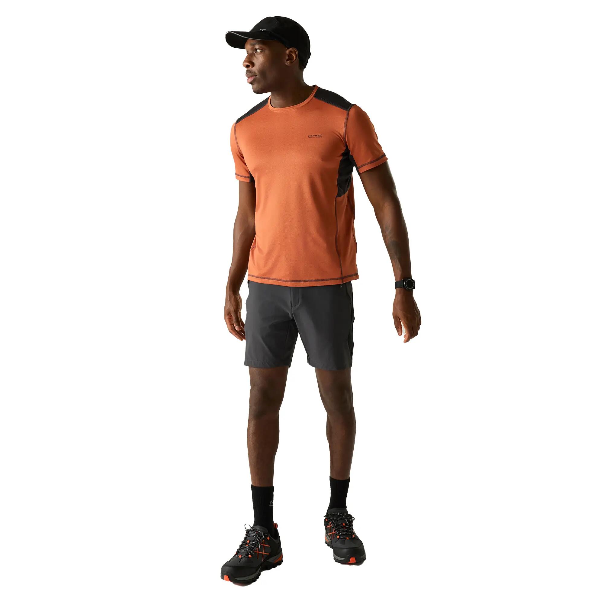 T-Shirt Virda Homem (Tijolo/Preto) 6/6