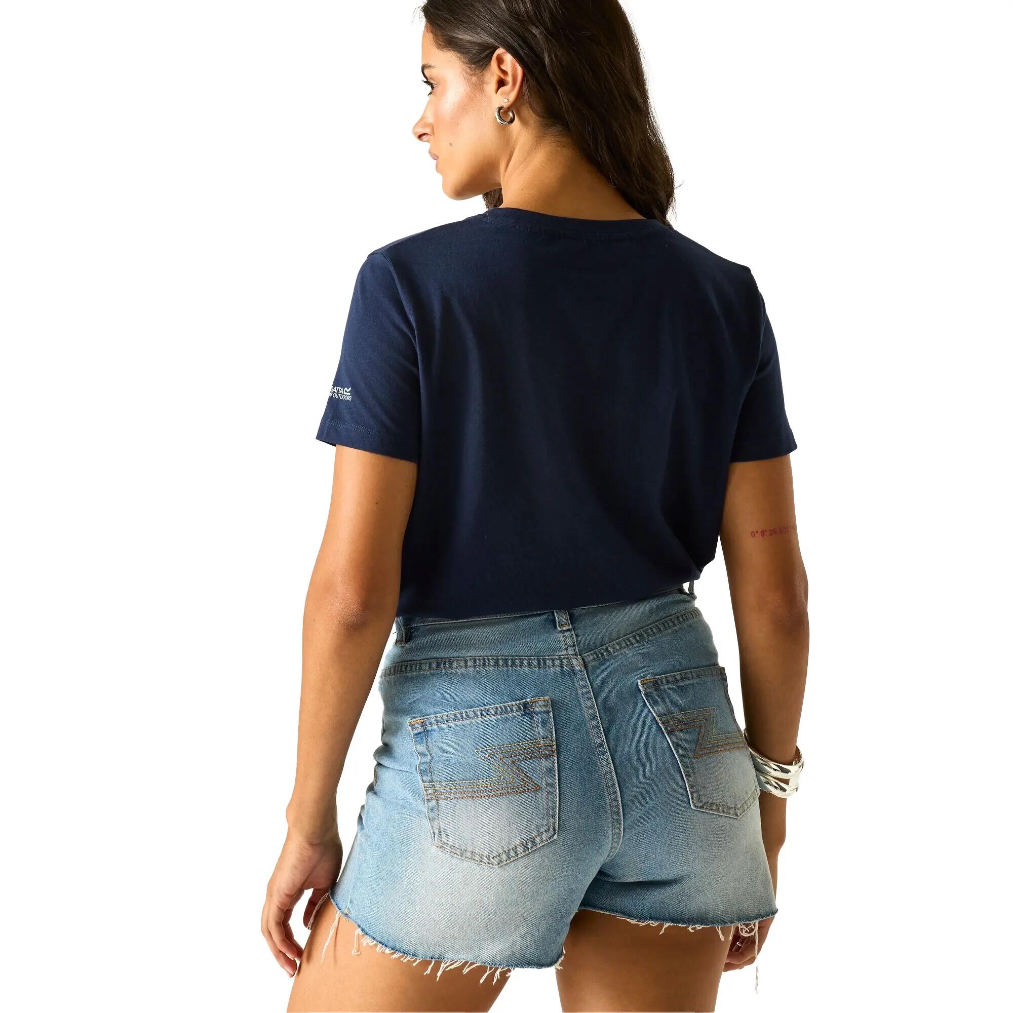 Maglietta Barca A Vela Donna Regatta Filandra VX Blu Navy 6/6