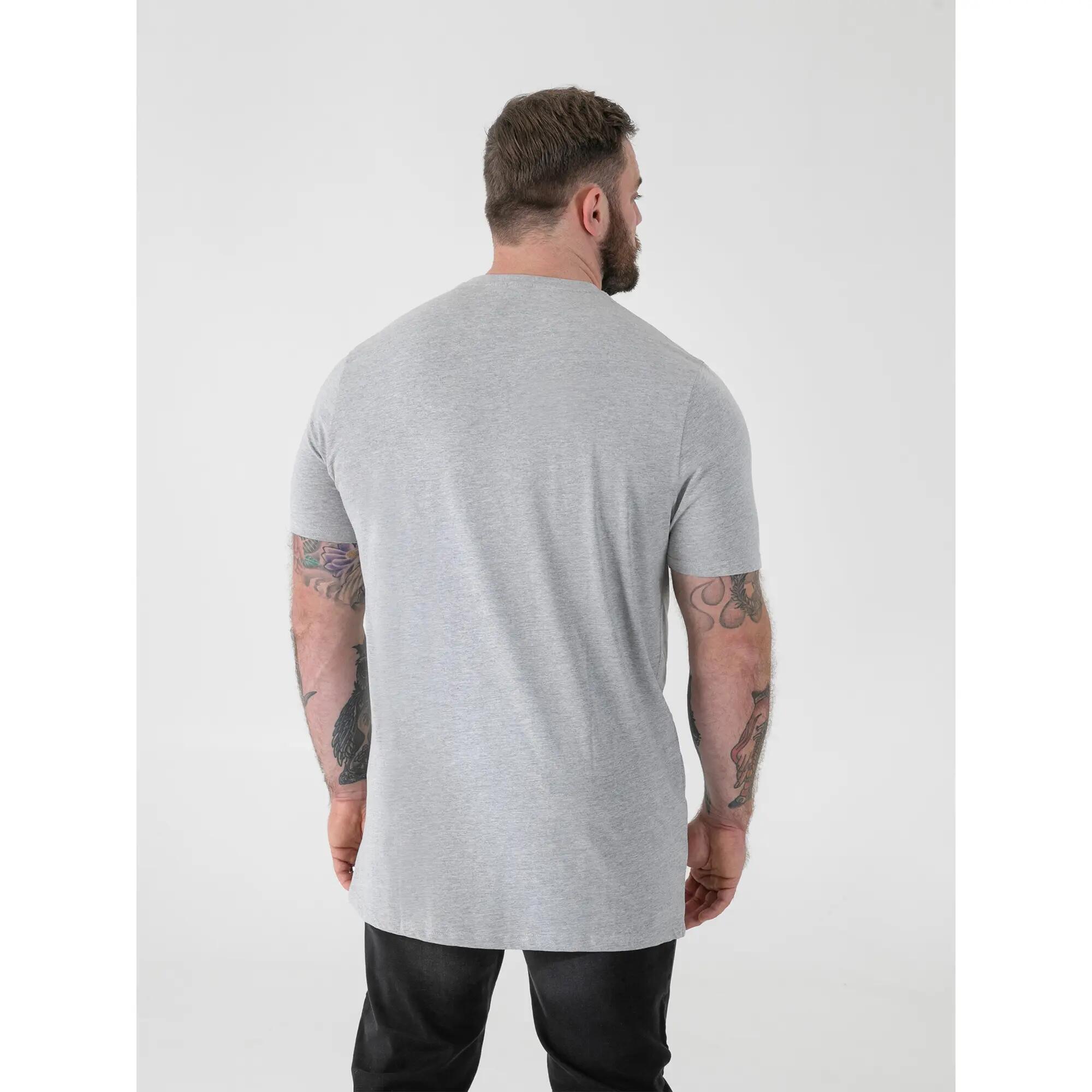 "D555 Flyers" TShirt Rundhalsausschnitt für Herren Grau 5/5