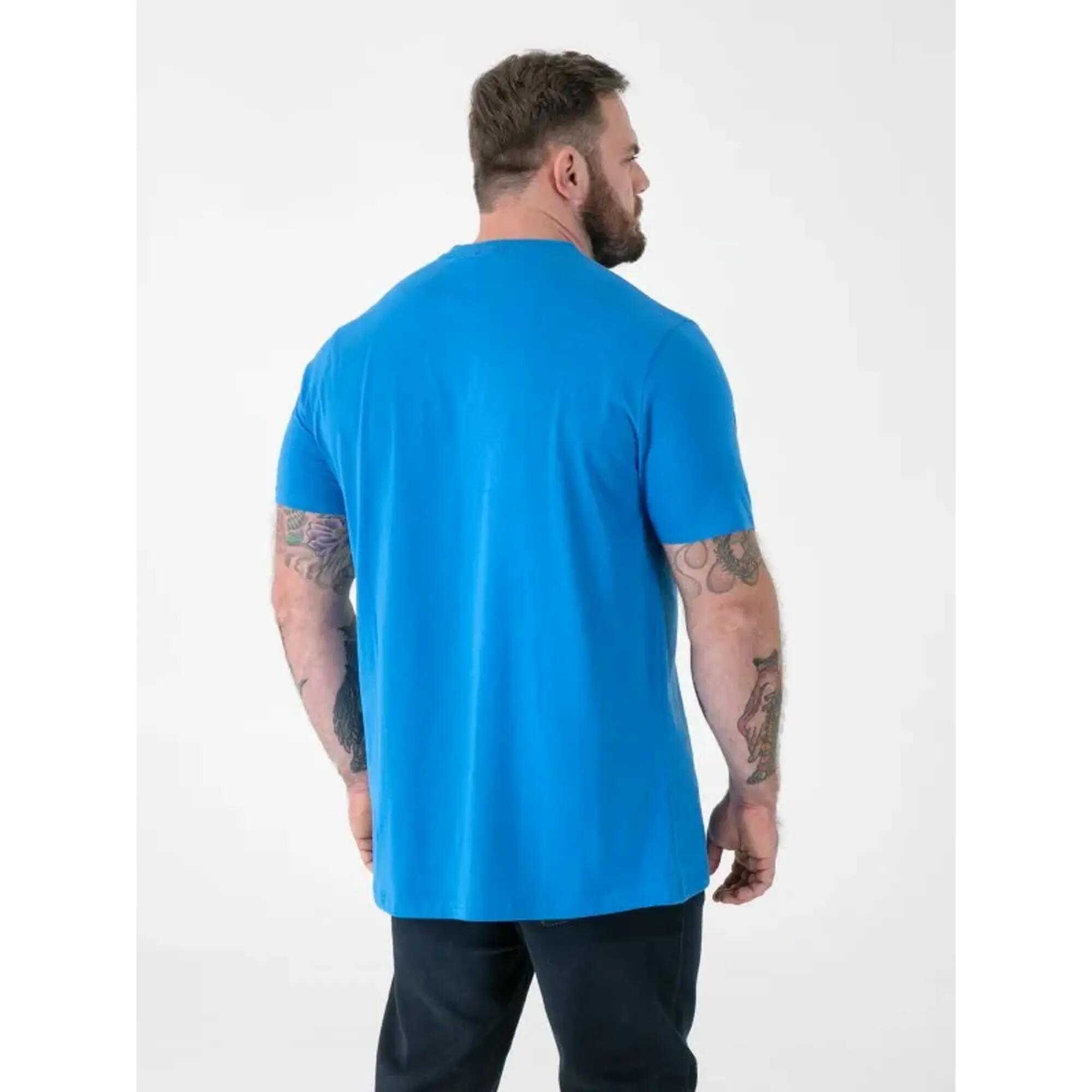 Mens D555 Sig Cotton Kingsize TShirt (Teal) 5/5