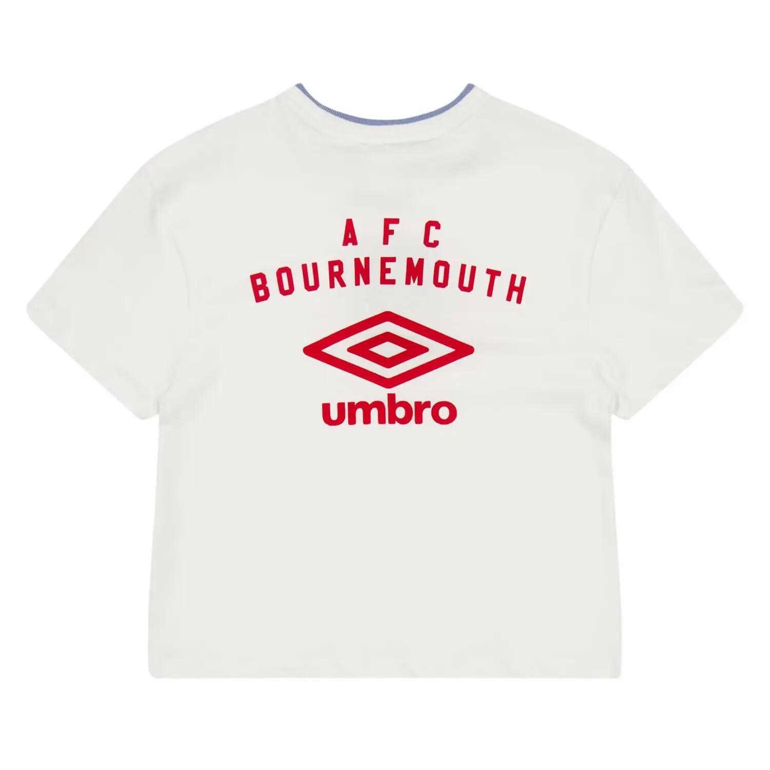 Maglietta AFC Bournemouth Bambini Umbro Bianco Brillante 2/2