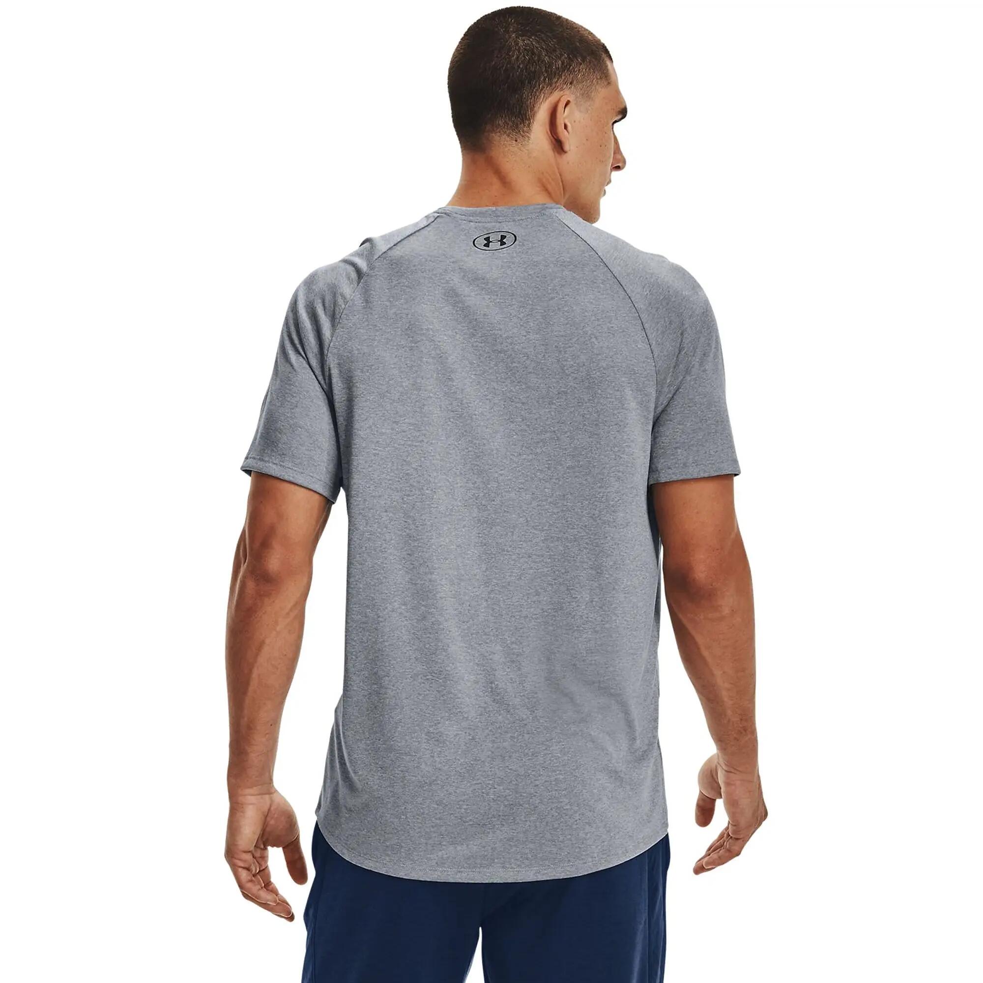 Maglietta Uomo Under Armour Tech Acciaio Chiaro Nero 5/5