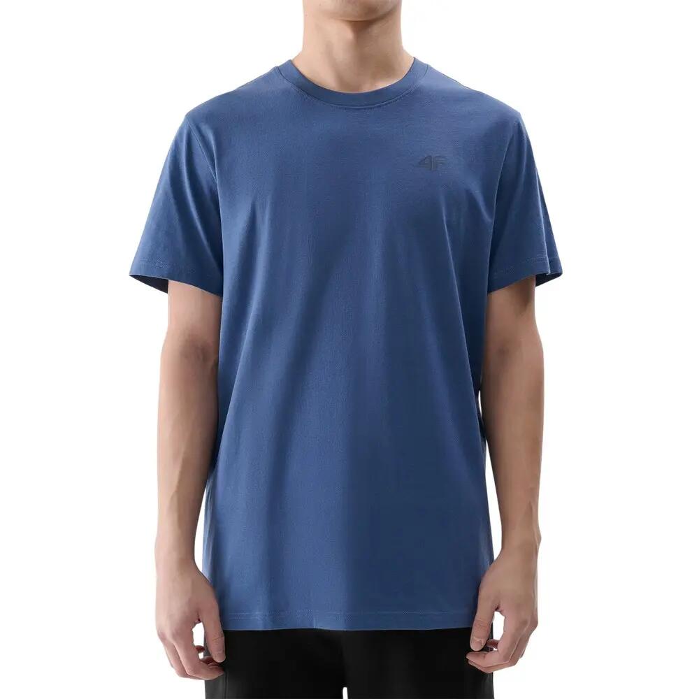 Maglietta Regolare Semplice Uomo 4F Blu 6/6
