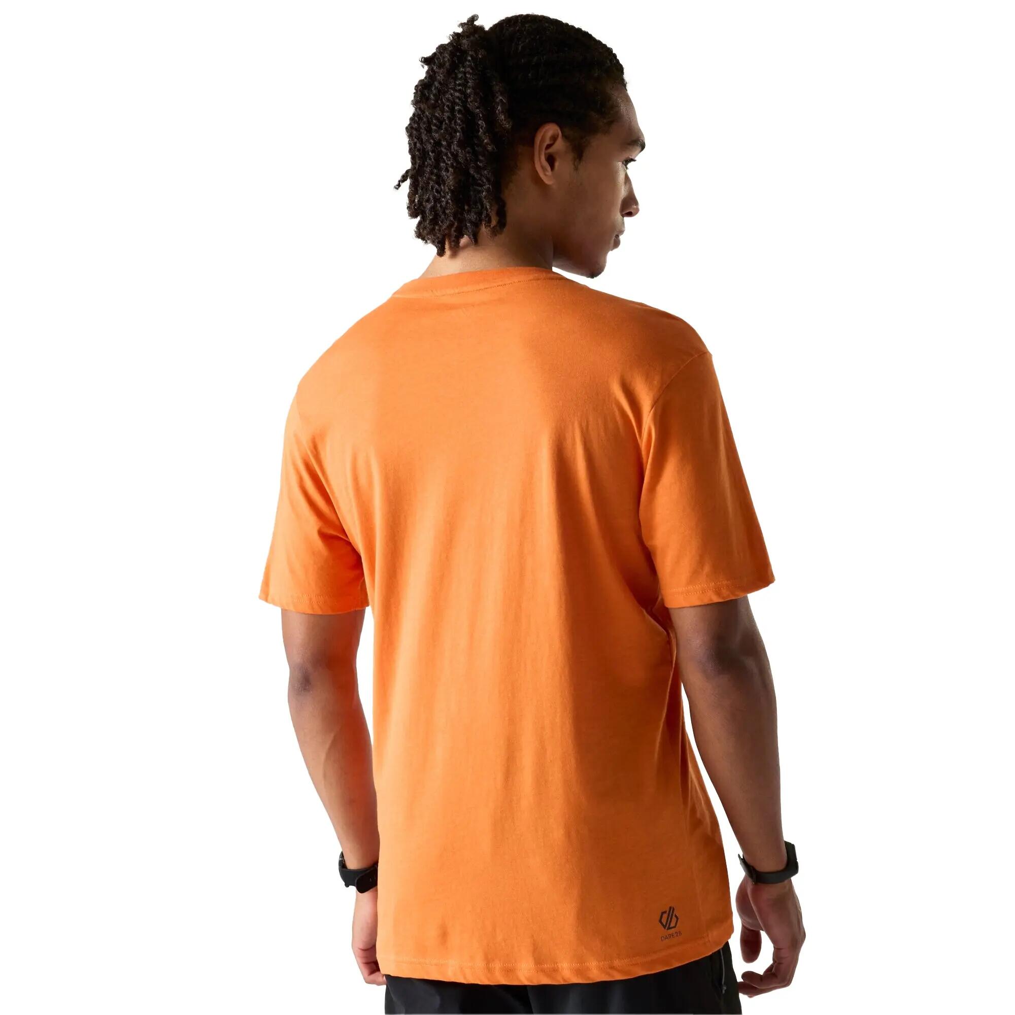 Heren Movement III Mountainbike TShirt (Gebrande sinaasappel) 6/6