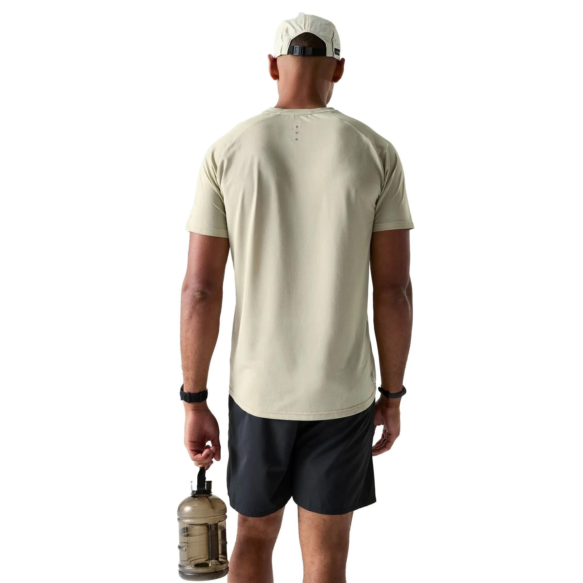 Tshirt Motif/style Pics Montagneux TECH Homme (Blanc Cassé) 6/6