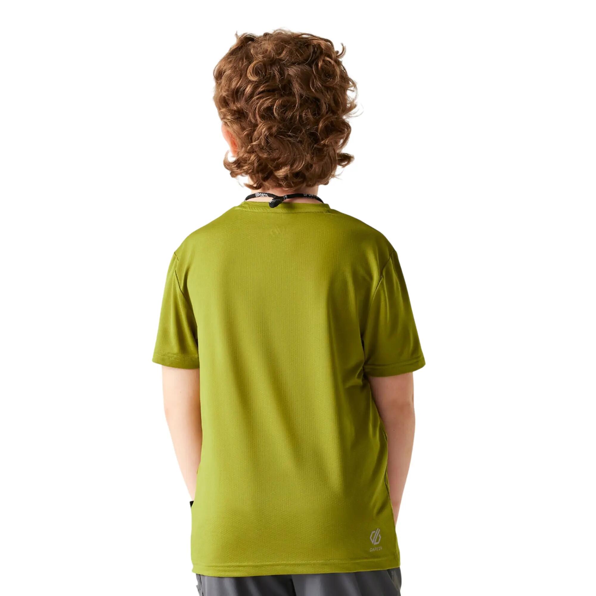 Camiseta Amuse III Diseño Montaña de Secado Rápido para Niños/Niñas Ciprés 6/7