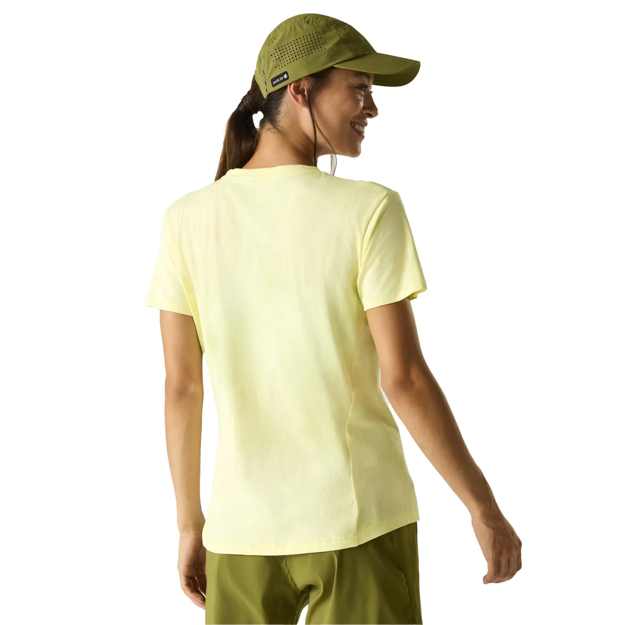 Camiseta Tranquility III Diseño Montaña para Mujer Cera amarilla 6/6