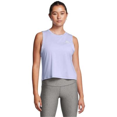 Vanish cropped tanktop voor dames (paars)