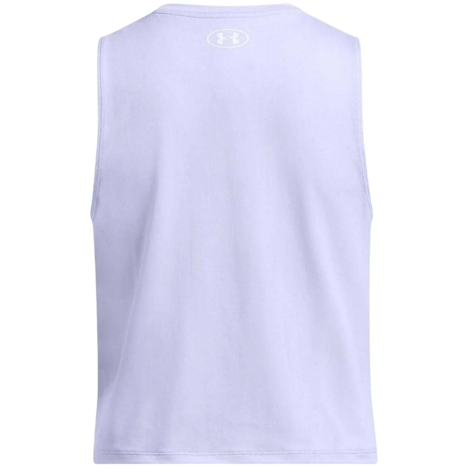 Canotta Ritagliata Donna Under Armour Vanish Viola 3/4