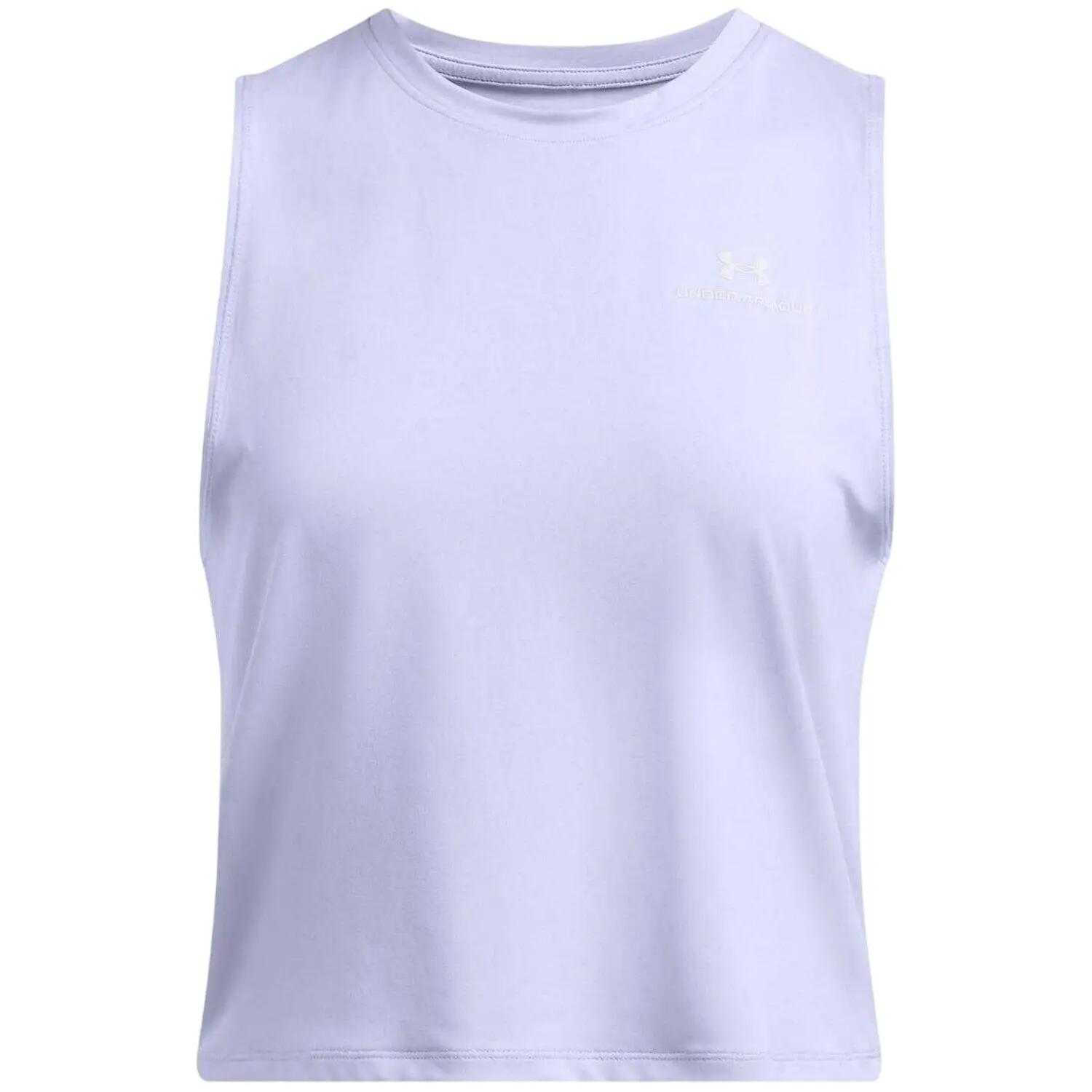 Canotta Ritagliata Donna Under Armour Vanish Viola 2/4