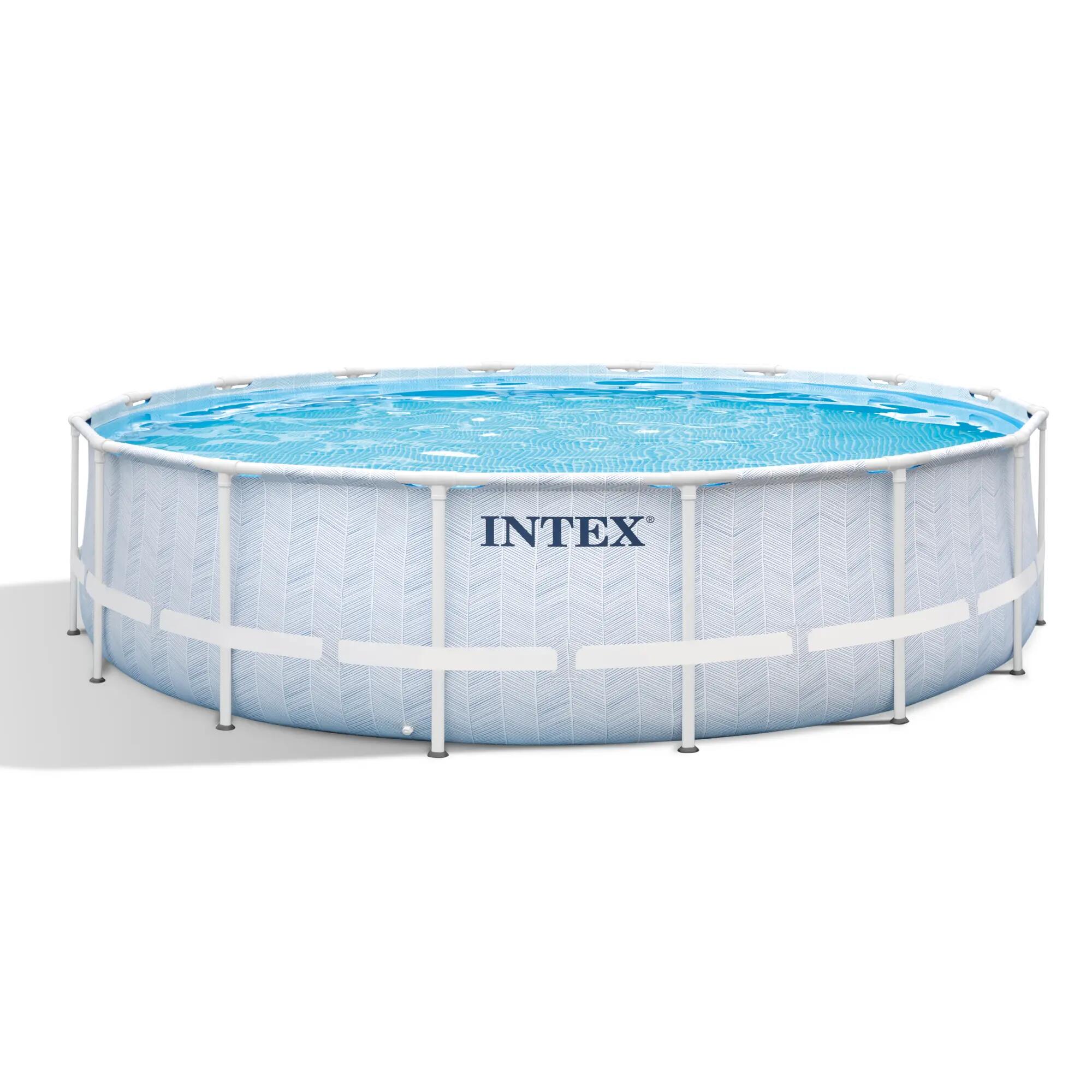 İntex 26746 488x122cm Yuvarlak Prefabrik Havuz Seti 220v Filtreli 3/3
