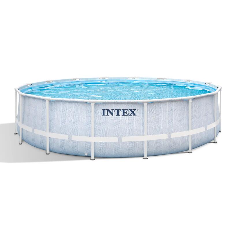 İntex 26746 488x122cm Yuvarlak Prefabrik Havuz Seti 220v Filtreli