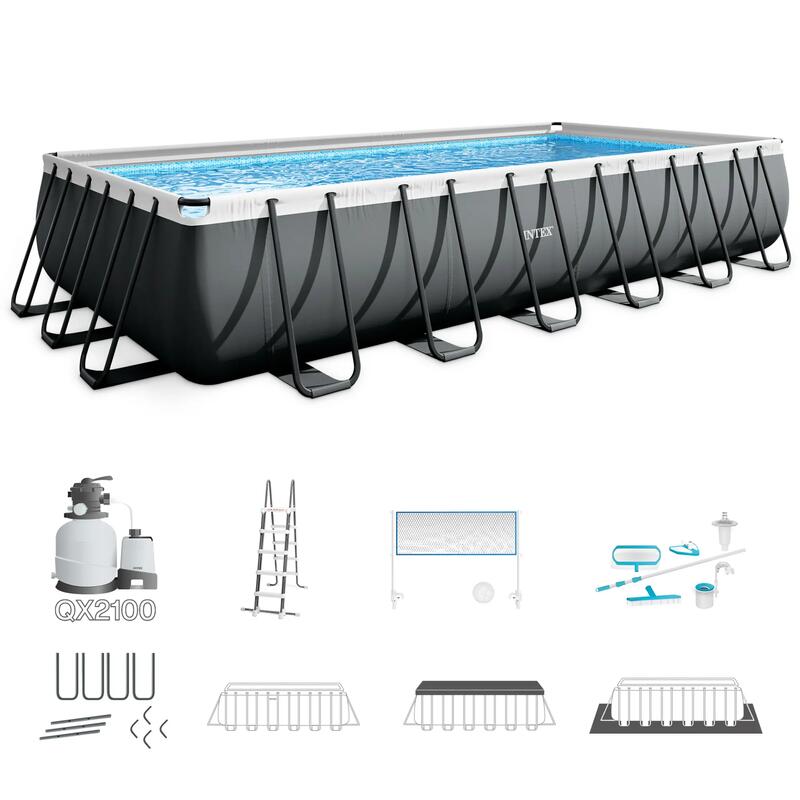 İntex 26368 732x366x132cm Ultra Xtr Prefabrik Havuz Tuzlama Sistemli Filtre