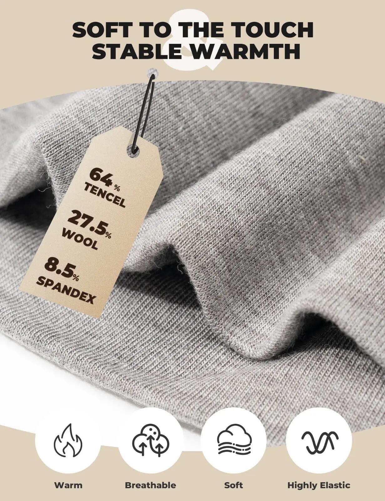 Czapka sportowa unisex Rockbros 18250005001 z dodatkiem wełny 8/8