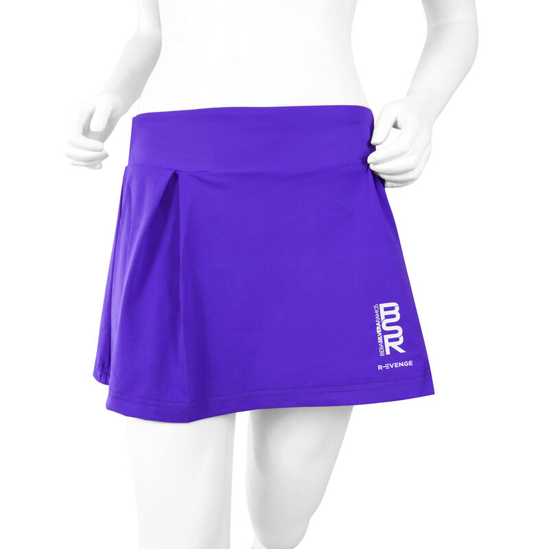 falda de mujer de danza fitness violet