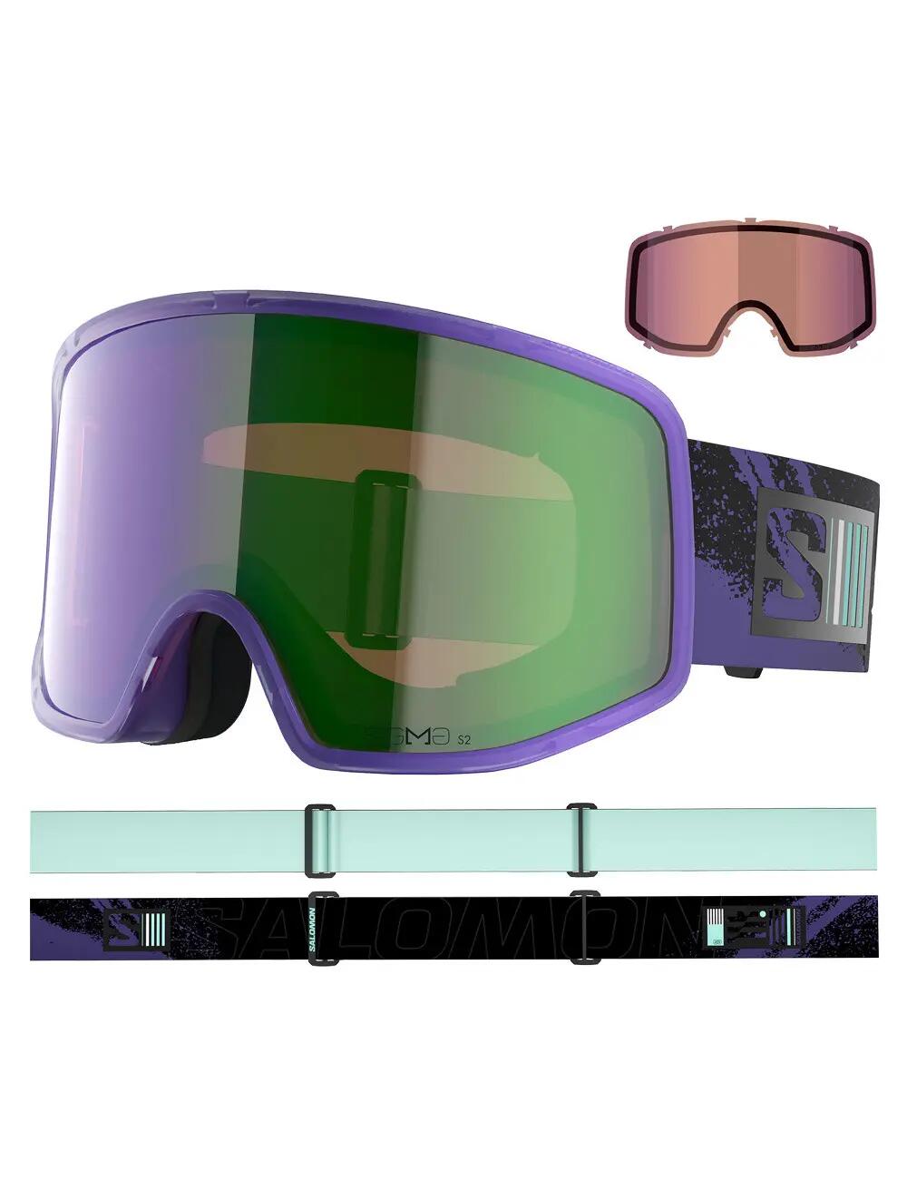 SALOMON Lyžařské brýle SENTRY PRO SIGMA ultra violet + náhradní sklo