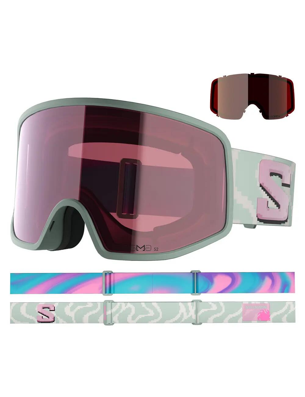 Lyžařské brýle SALOMON SENTRY PRO SIGMA v barvě iceberg green + náhradní sklo 2/3