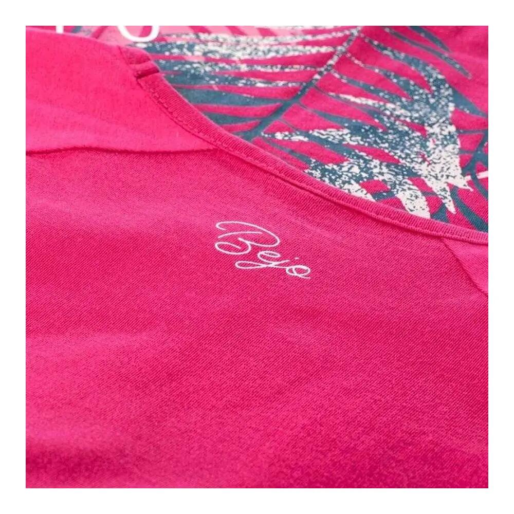 Tshirt Manches Longues Motif/style Feuilles RUTH Enfant (Rose) 5/5