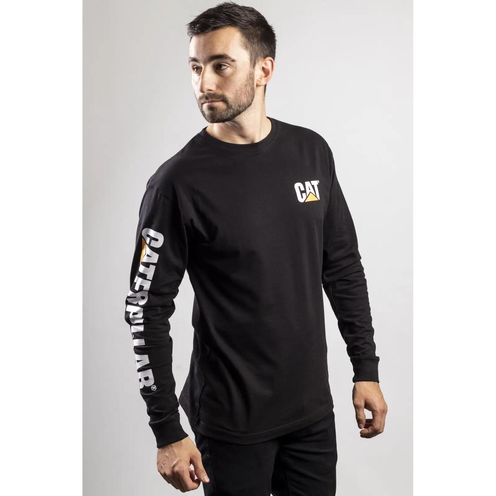 Handelsmerk Banner L/S Tee / Heren TShirts / Tee Shirts (Zwart) 7/7