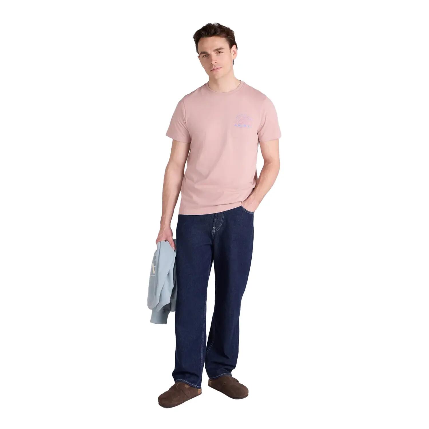"Jacob" TShirt für , Rückseitiger Aufdruck Herren Pink 5/5
