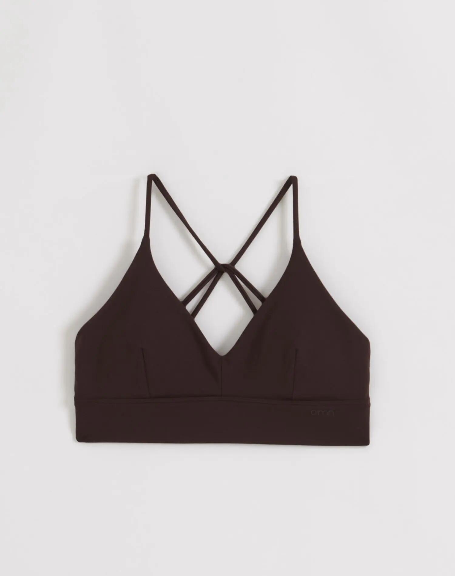 Donna Reggiseno sportivo Sostegno leggero Coppe estraibili Sense Cioccolato 5/5