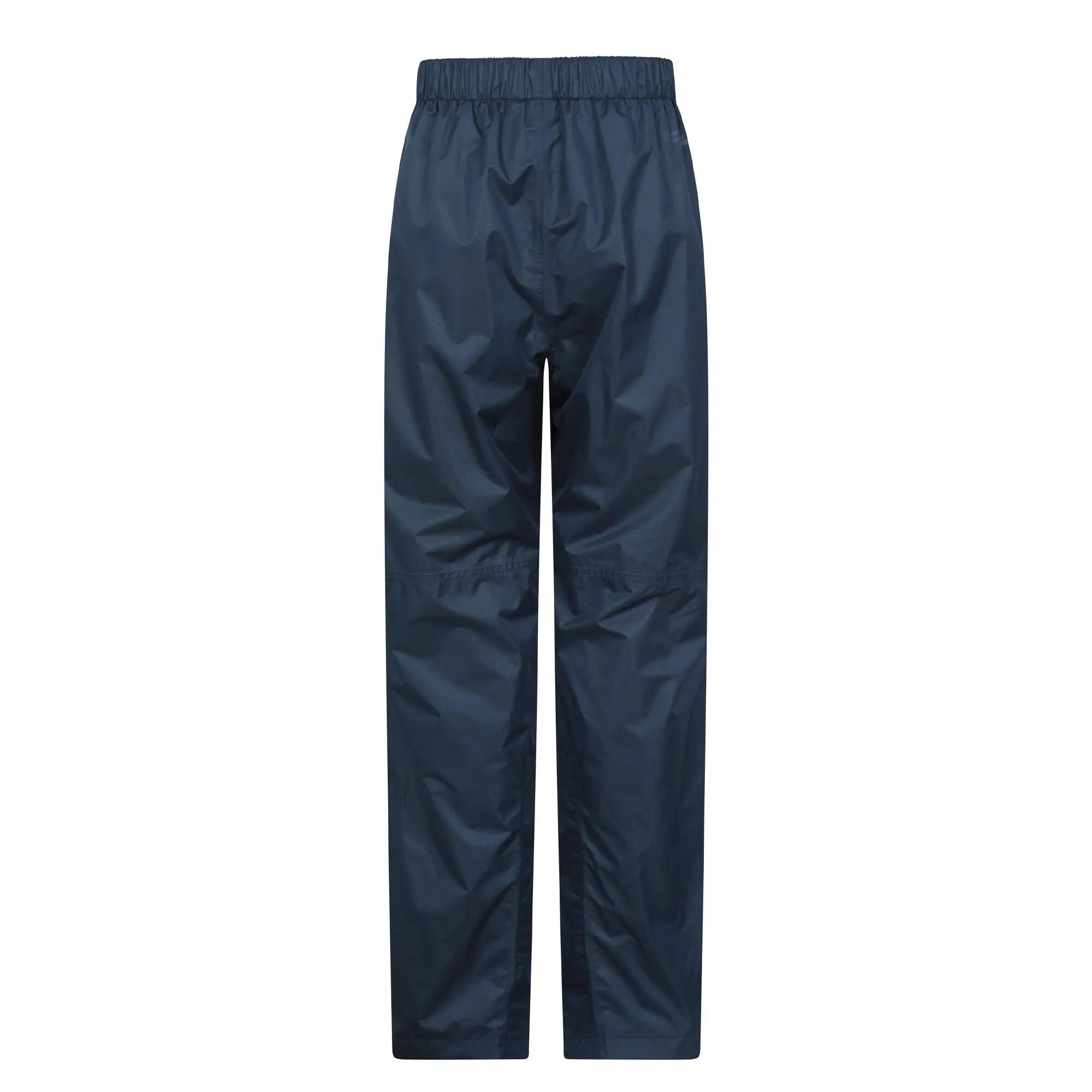 Pantaloni Impermeabile Donna Mountain Warehouse Spray Blu Navy 2/4