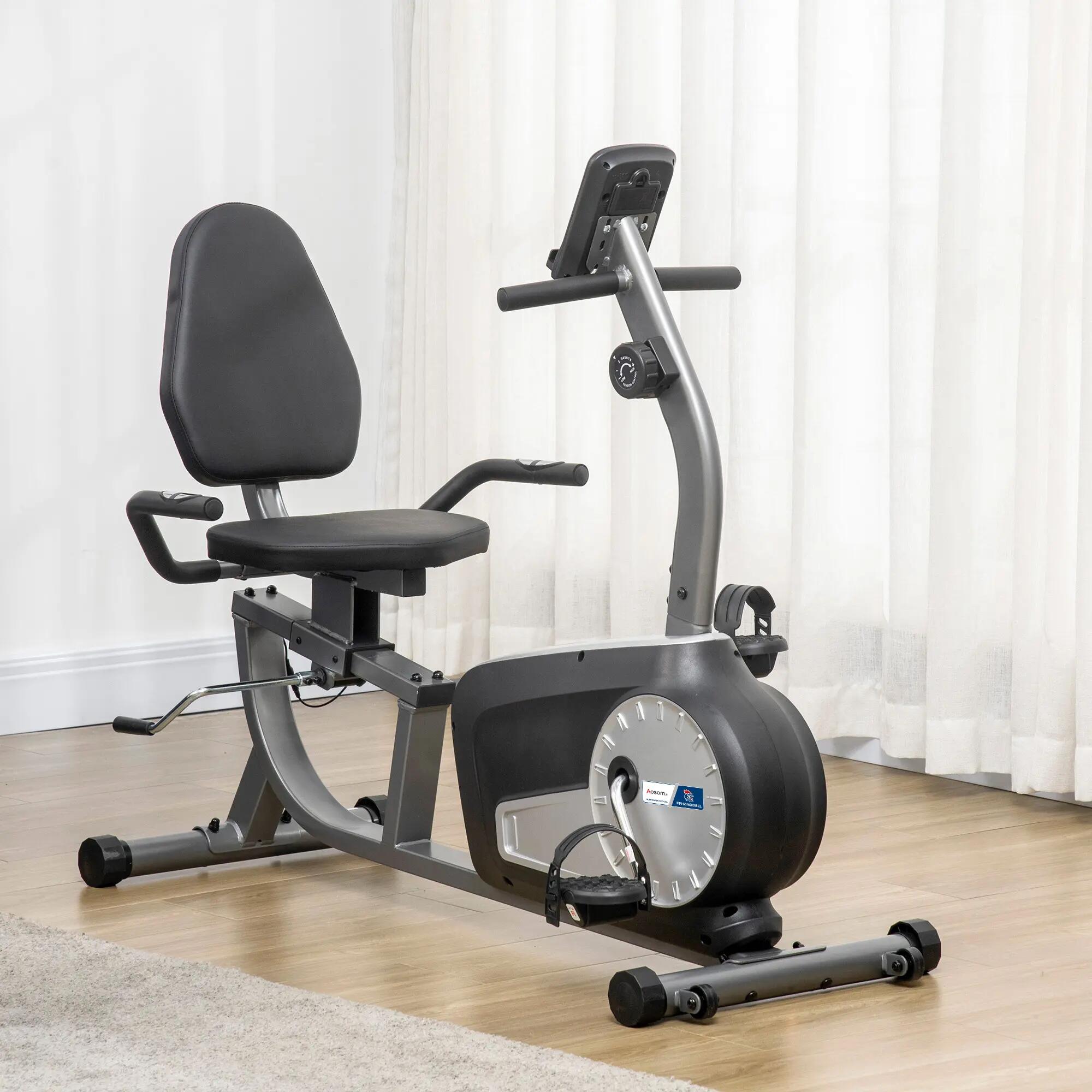 Vélo d'appartement semi-allongé - collaboration Aosom.fr x FFHandball 2/5