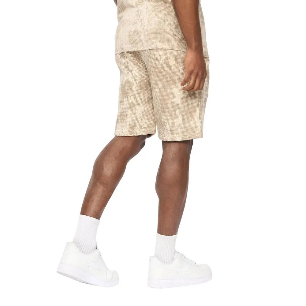 "Bardon" SweatShorts für Herren Helles Steingrau Tarnmuster 3/4
