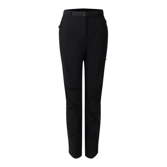 Pantalon De Randonnée Uni Avec Ceinture Amovible MELODIC PRO Femme (Noir)