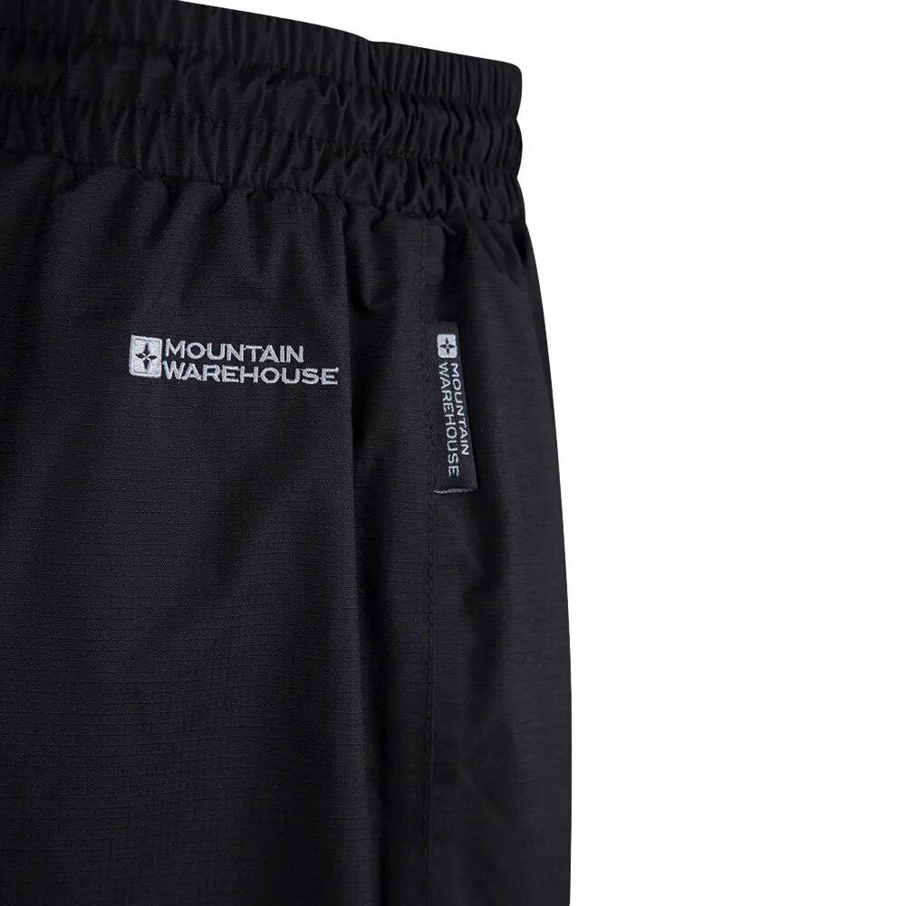 Pantaloni Impermeabile Uomo Mountain Warehouse Downpour Nero 5/6