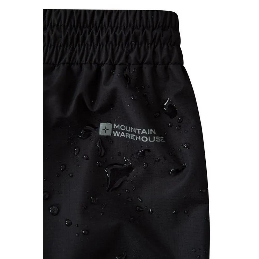 Pantaloni Impermeabile Donna Mountain Warehouse Downpour Nero 5/6