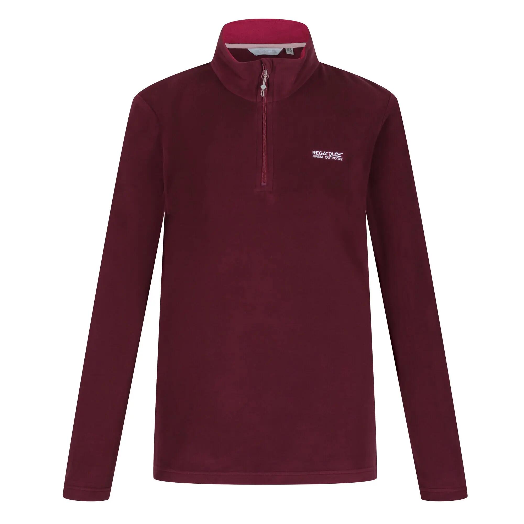 Sweethart Damen-Fleecejacke, leicht, mit halbem Reißverschluss, zum Wandern 3/4