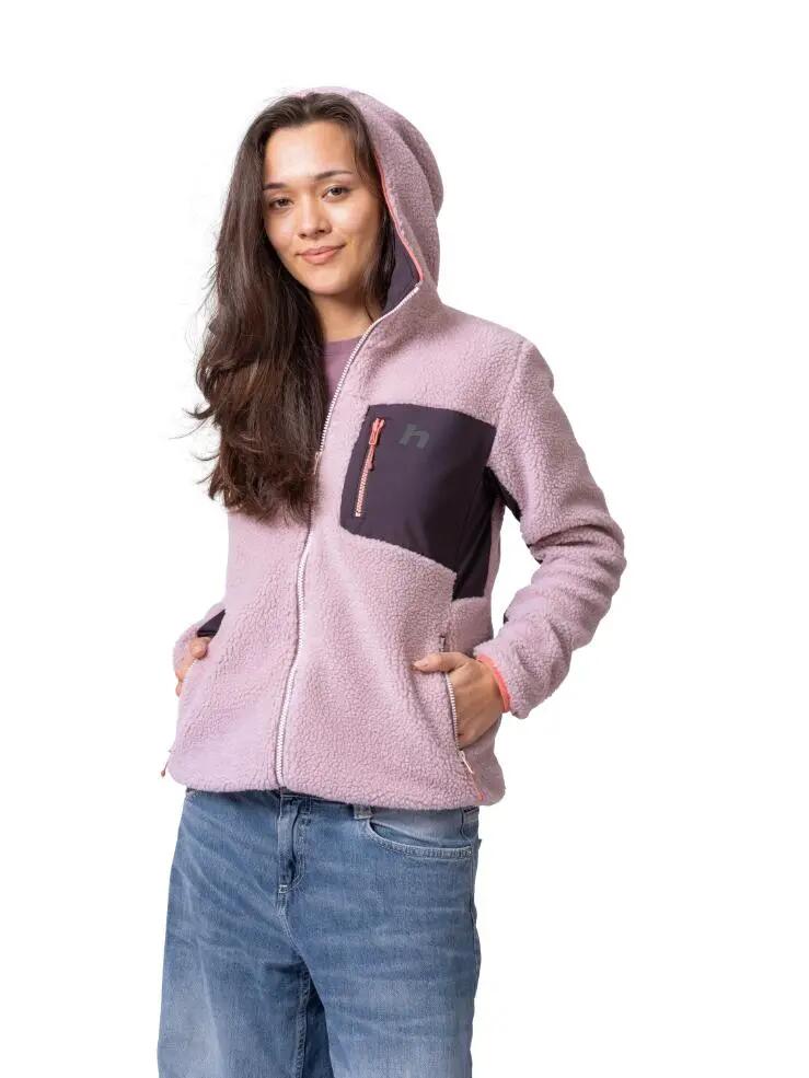 Casaco com capuz em velo elástico para mulher Hannah 7/7