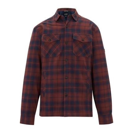 Chemise shacket pour homme Spennith, doublée en polaire