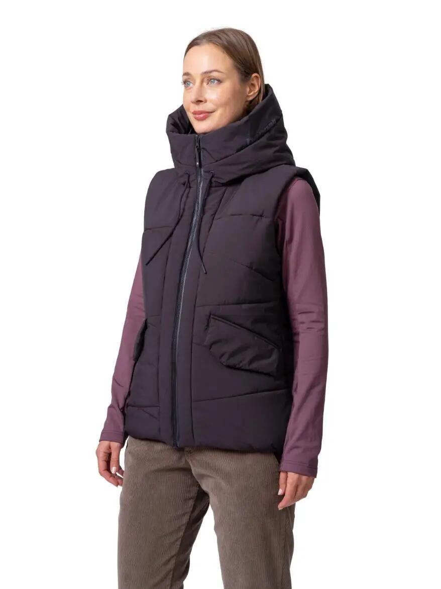 Colete feminino impermeável e com isolamento térmico e capuz Hannah 6/6