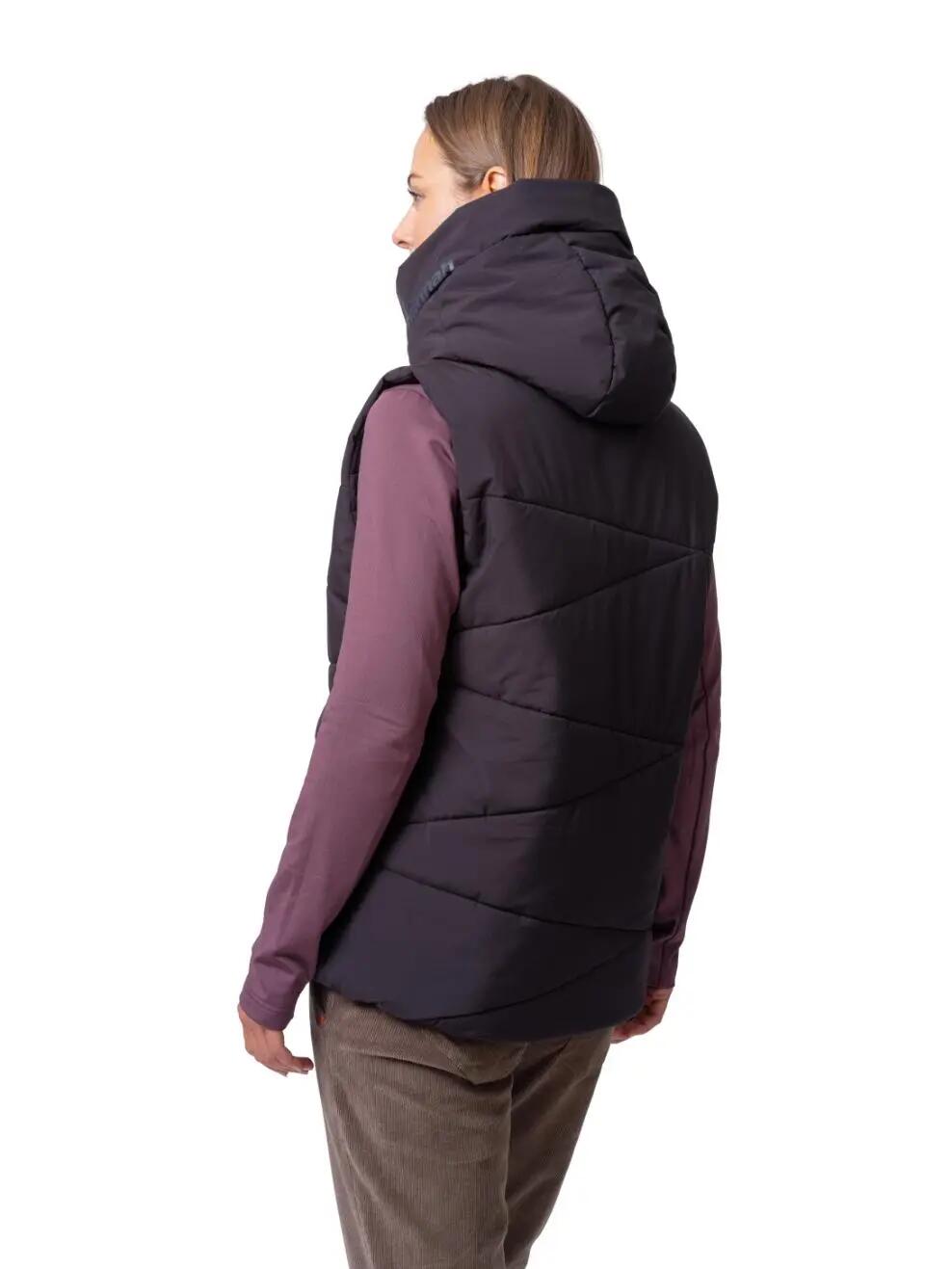 Colete feminino impermeável e com isolamento térmico e capuz Hannah 5/6