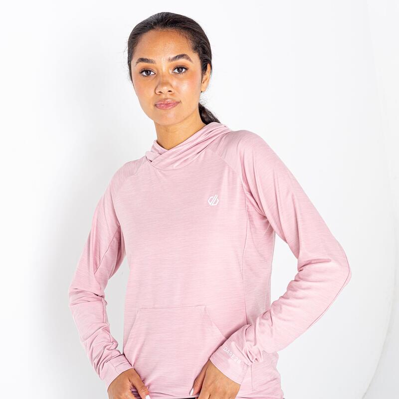 Sprint City Femme Yoga Sweat capuche - Rose clair / rose pâle