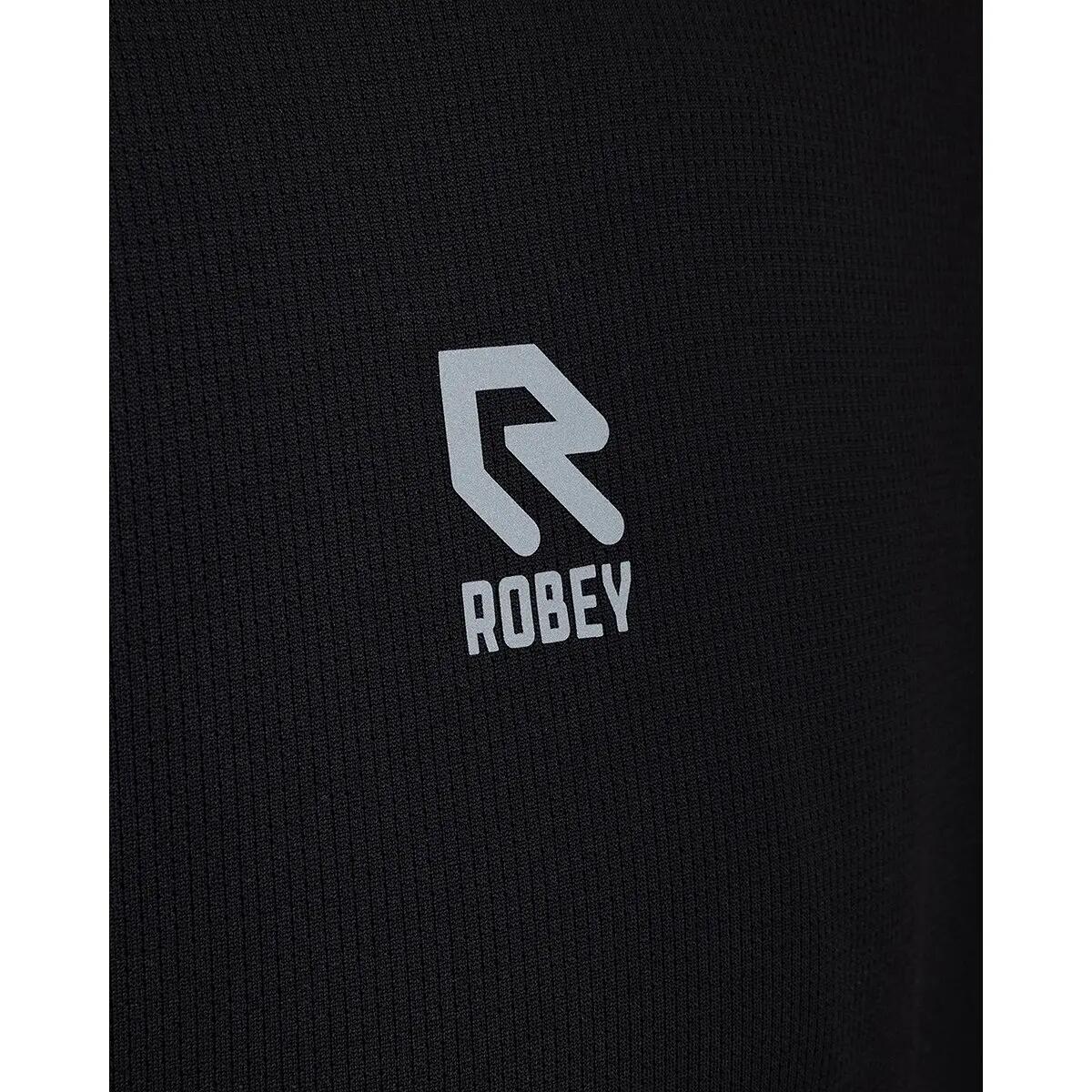 Heren - Fitness - T‑shirt - ademend, snel droog - robey - zwart 4/5