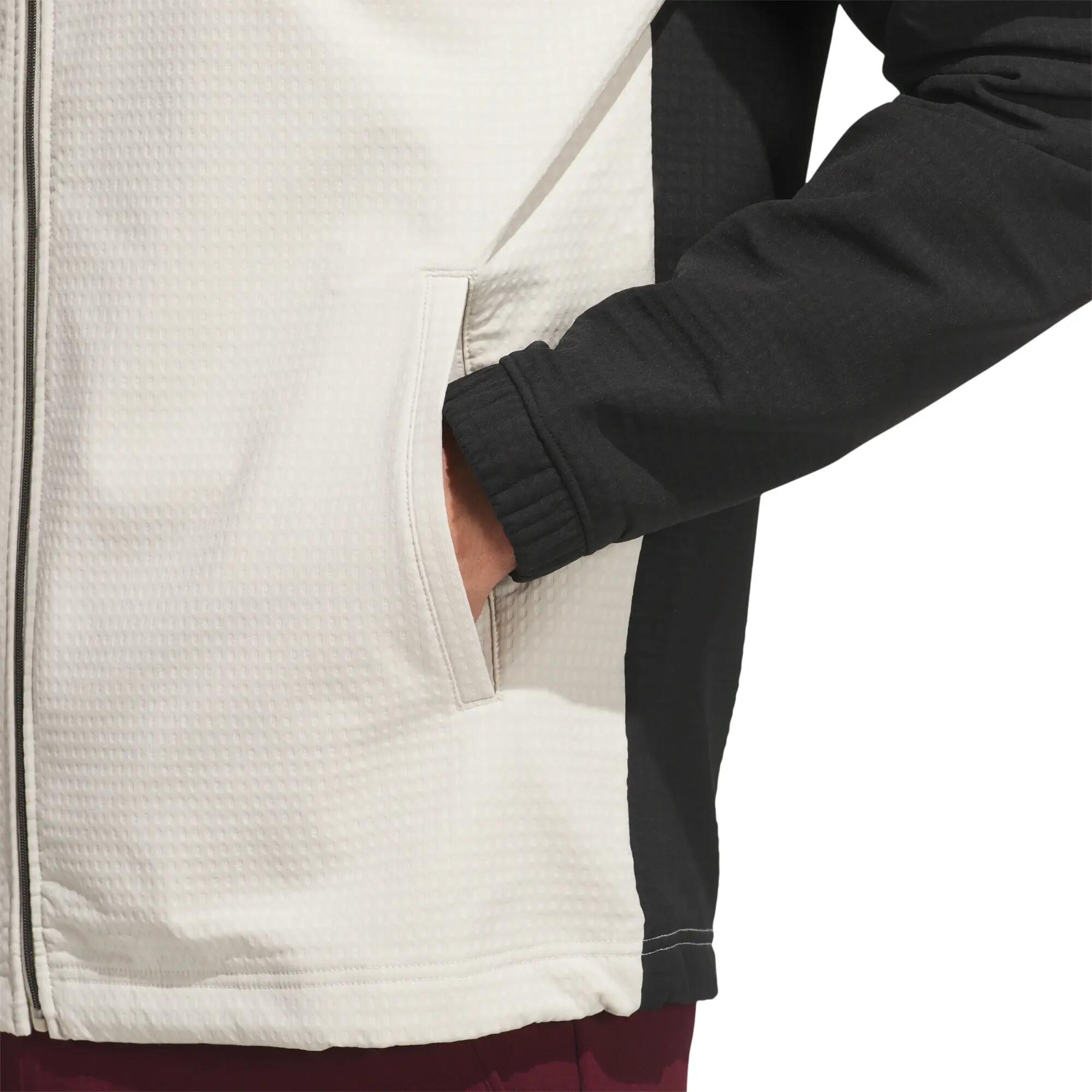 Adidas Ult365 Wind Mix, veste de golf pour homme, beige/anthracite 5/6