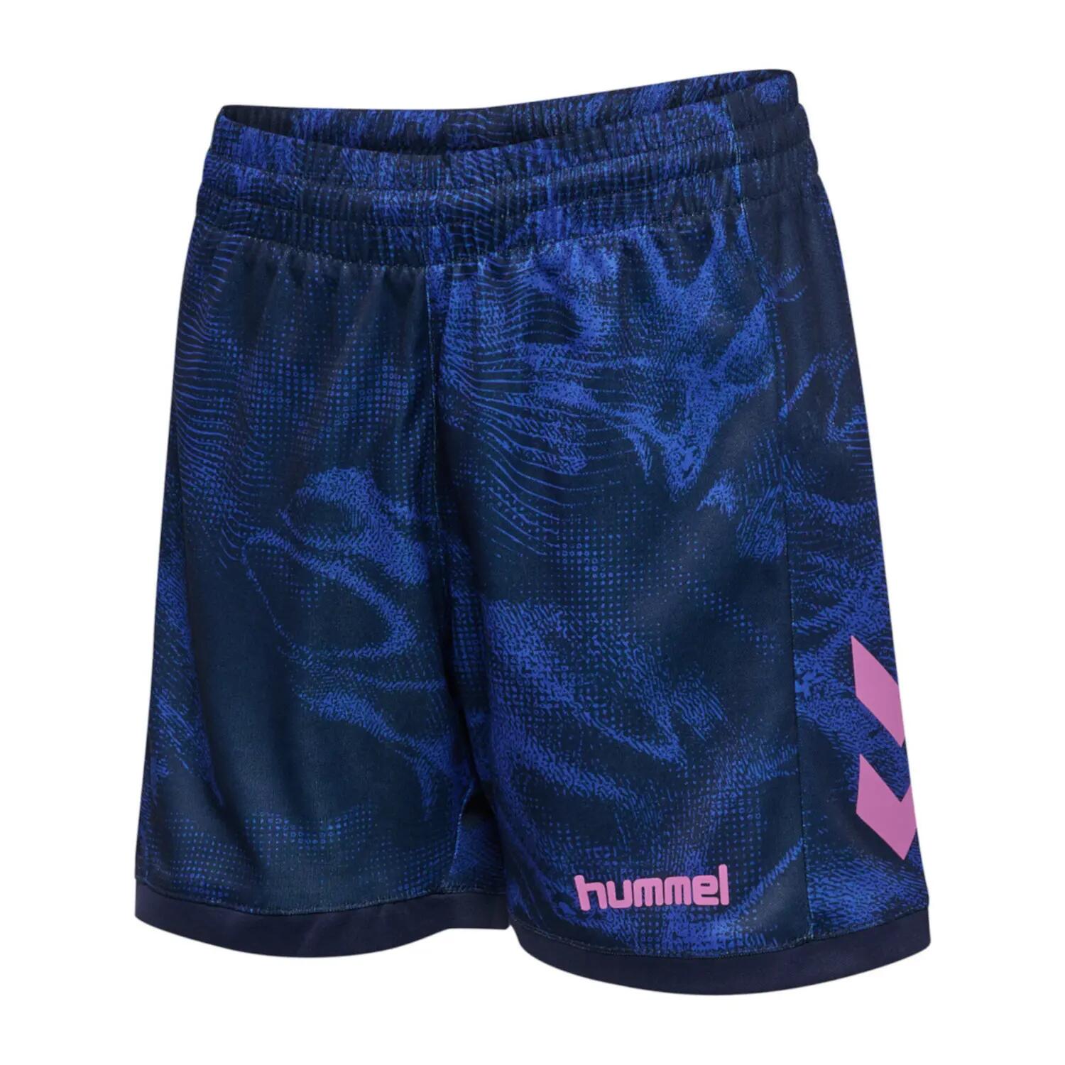 hummel Set hmlBLAZE CLUB 26 Graphic - Poliestere Riciclato - Marine/Dazzling 9/10