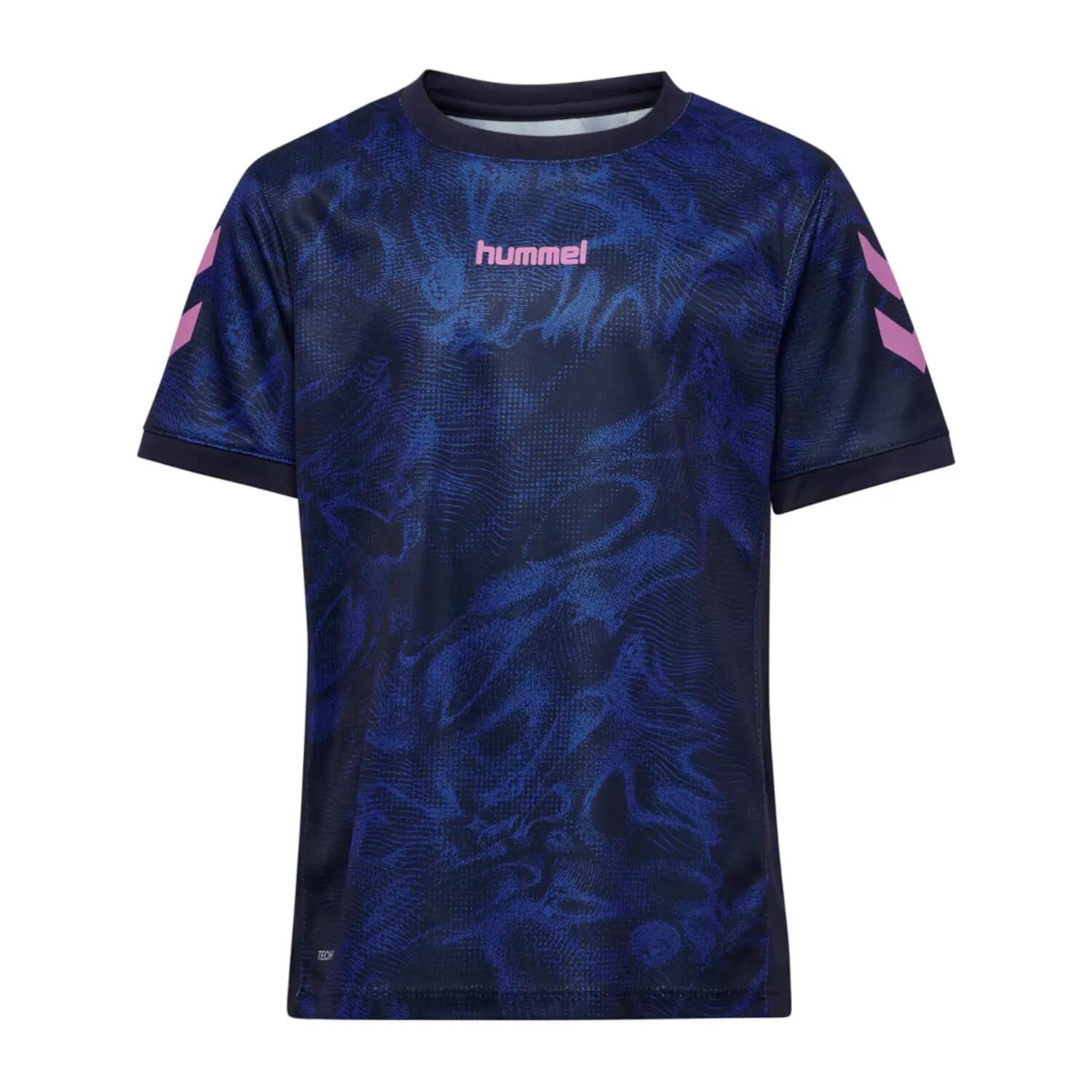 hummel Set hmlBLAZE CLUB 26 Graphic - Poliestere Riciclato - Marine/Dazzling 7/10