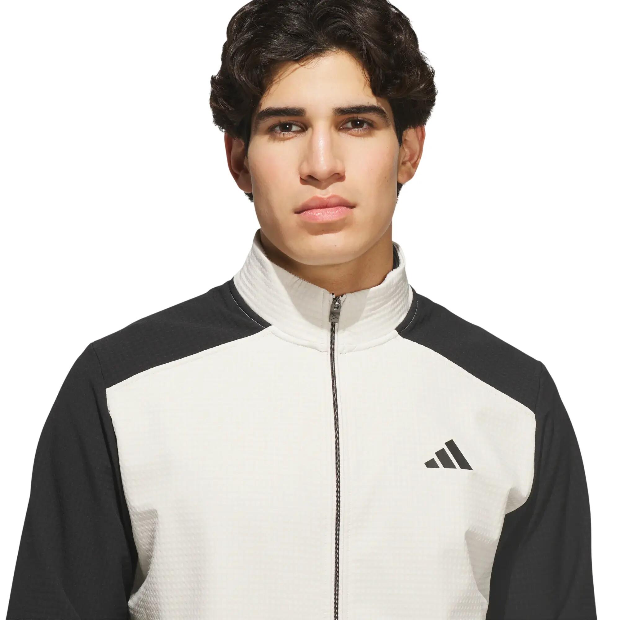 Adidas Ult365 Wind Mix, veste de golf pour homme, beige/anthracite 3/6