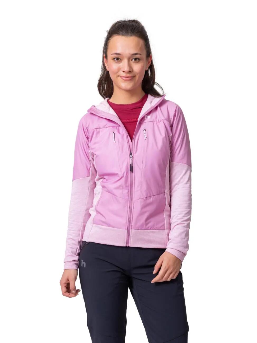 Technischer Hybrid-Fleece-Hoodie für Damen „Hannah“ 2/6