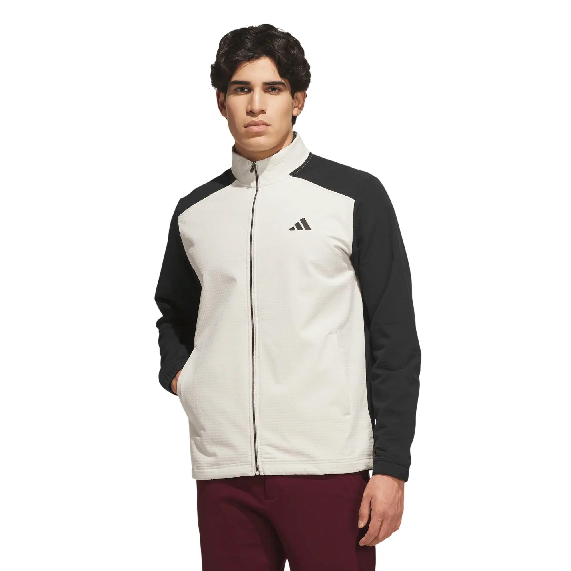 Adidas Ult365 Wind Mix, veste de golf pour homme, beige/anthracite 2/6