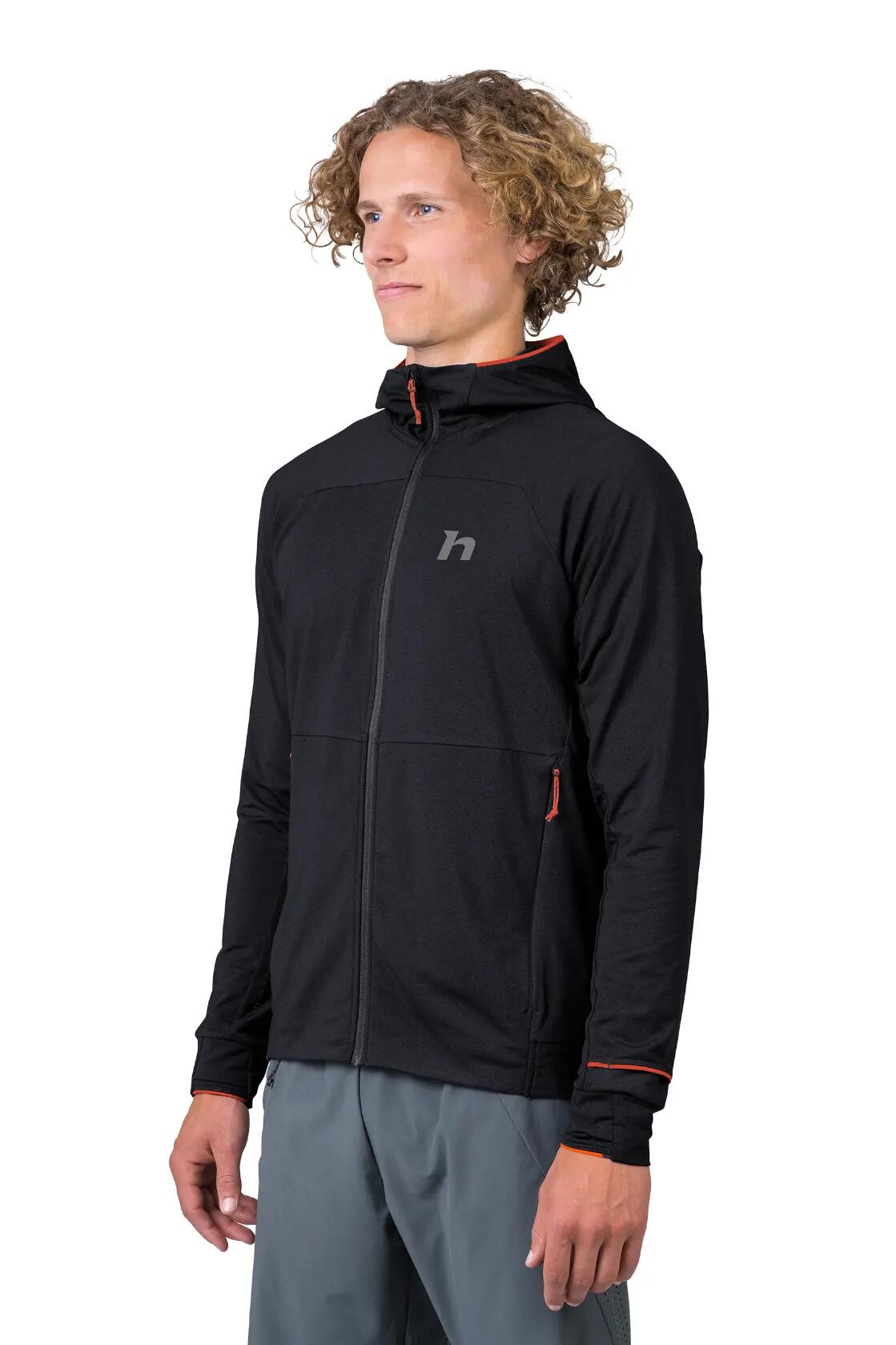 Hannah: fleece-sweatshirt met capuchon en stretch voor heren 6/7
