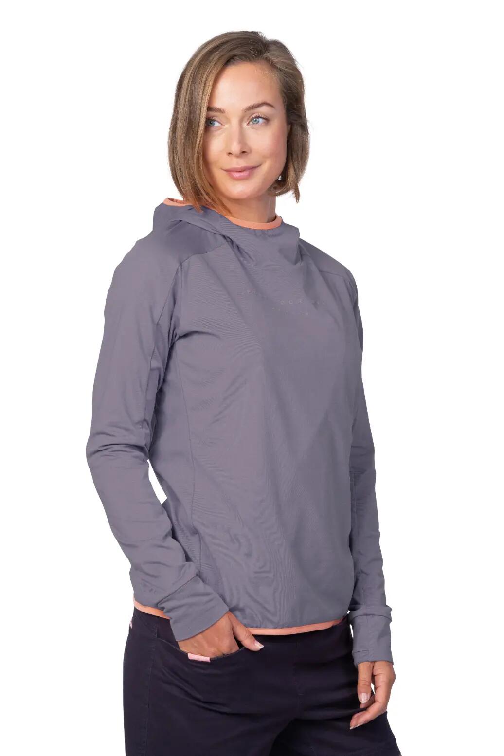 Damen-Fleece-Sweatshirt mit Kapuze und Stretch-Anteil „Hannah“ 7/7