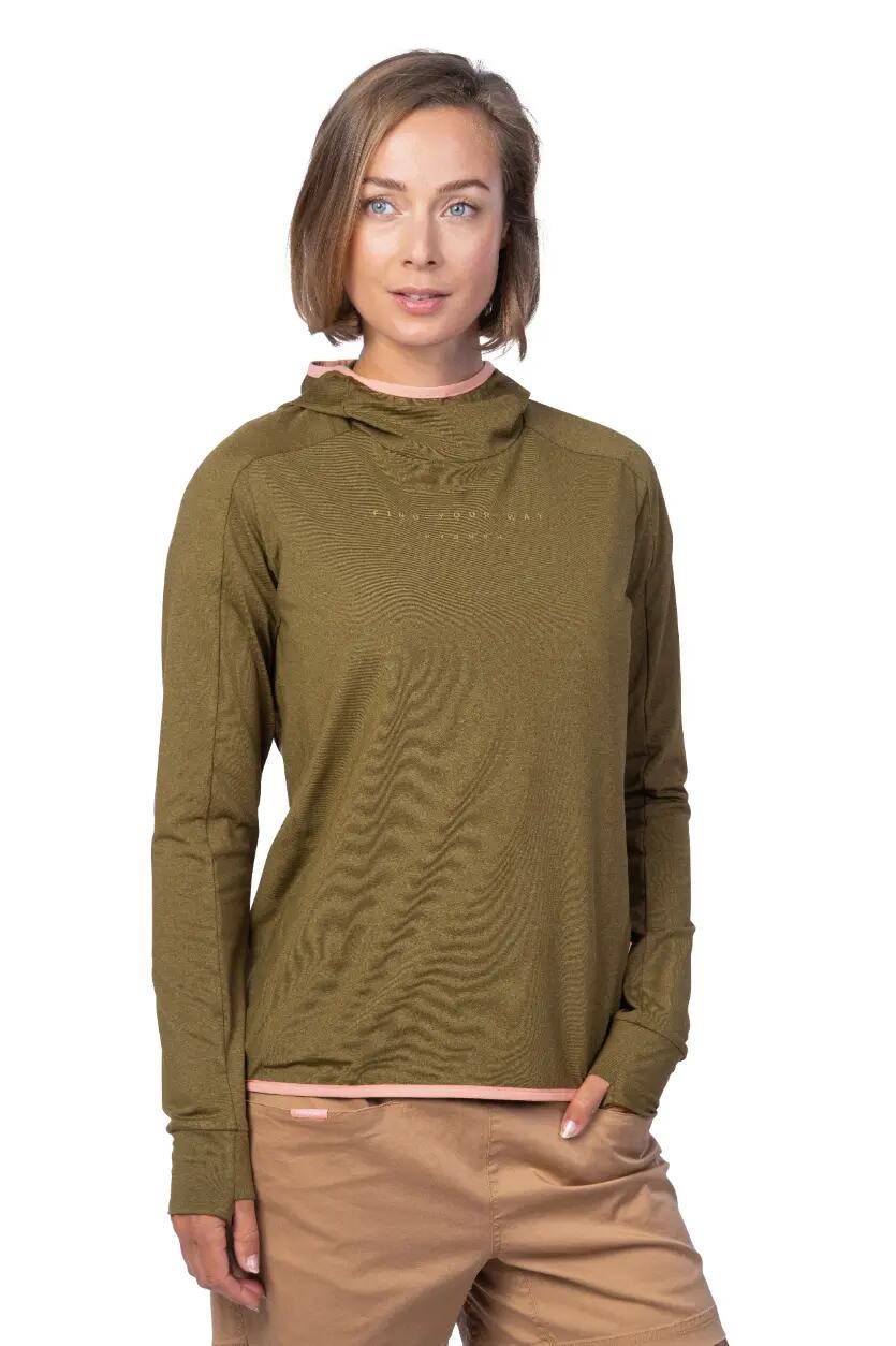Sweat-shirt en polaire extensible à capuche pour femme « Hannah » 6/7