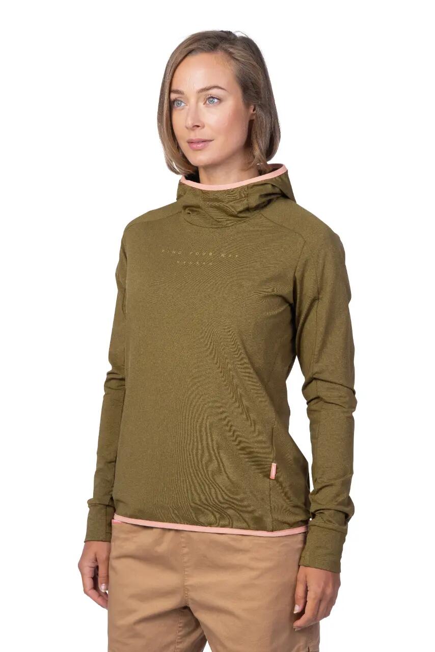 Sweat-shirt en polaire extensible à capuche pour femme « Hannah » 5/7