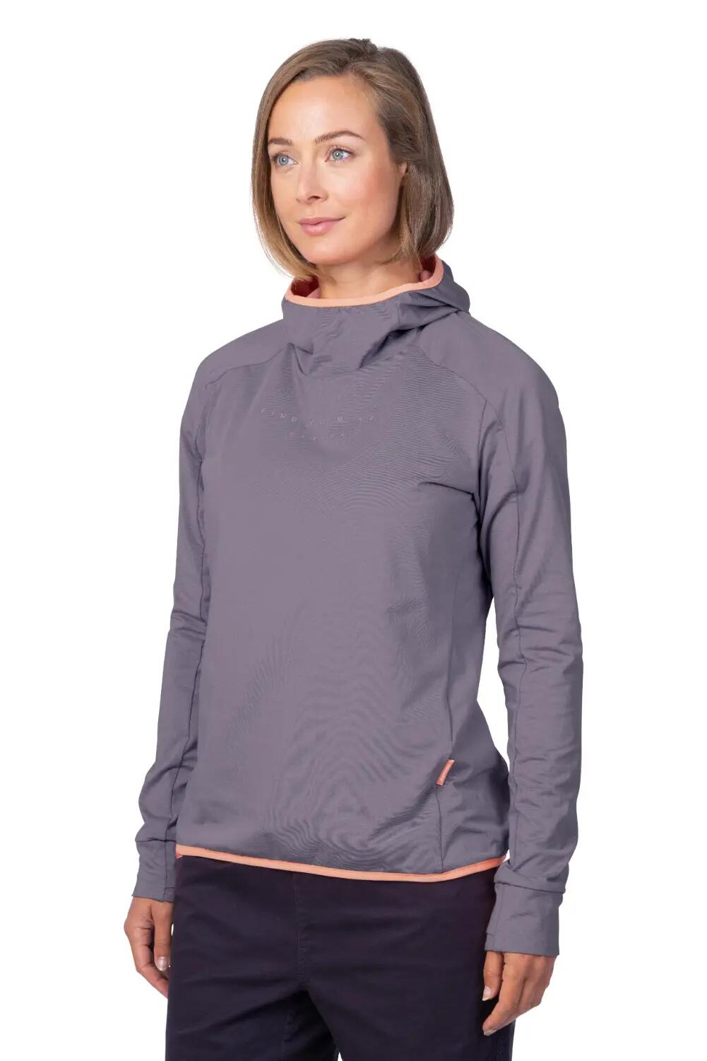 Damen-Fleece-Sweatshirt mit Kapuze und Stretch-Anteil „Hannah“ 5/7
